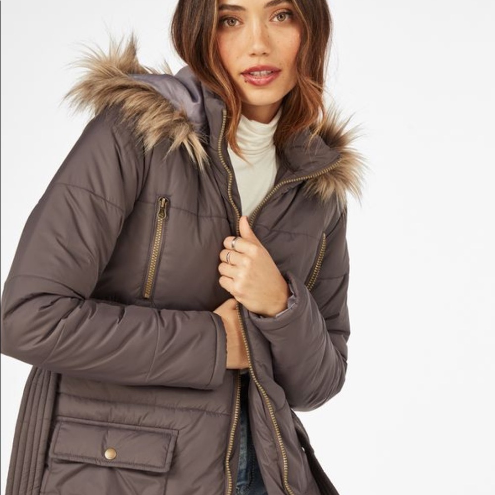 Long puffer jacket